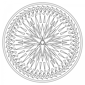 Mandala del Lato Oscuro Nr. 001