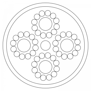 Mandala per Bambini Nr. 001