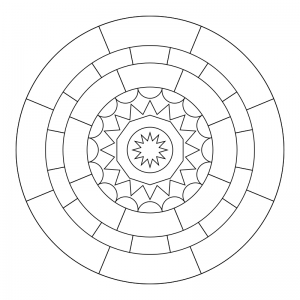 Mandala della Concentrazione Nr. 001