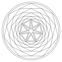 Mandala del Lato Oscuro Nr. 006