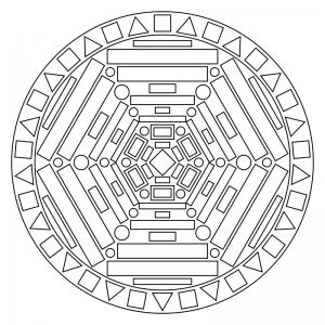 Mandala del Lato Oscuro Nr. 002