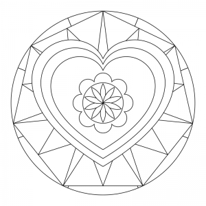 Mandala dell'Amore Nr. 002