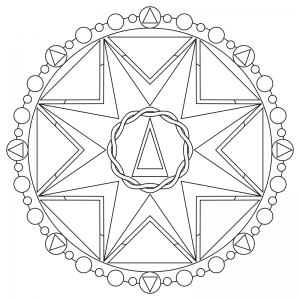 Mandala del Lato Oscuro Nr. 005