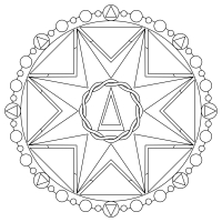 Mandala del Lato Oscuro Nr. 005