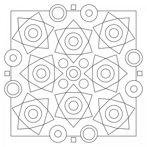 Mandala del Lato Oscuro Nr. 004