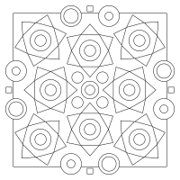 Mandala del Lato Oscuro Nr. 004