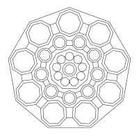 Mandala Geometrico Nr. 001